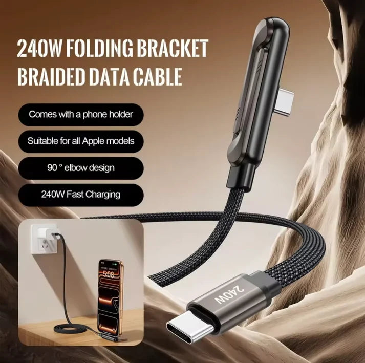 2-in-1 Stand Charging Cable