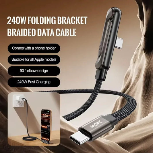 2-in-1 Stand Charging Cable