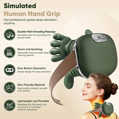 Neck and Back Massager for Pain Relief Deep Tissue