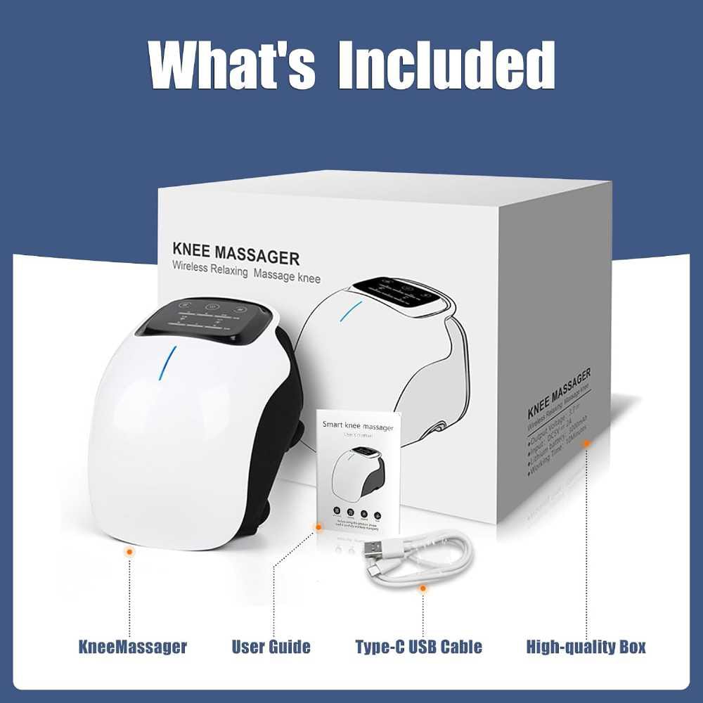 Cordless Vibration Knee Massage Device AED 70
