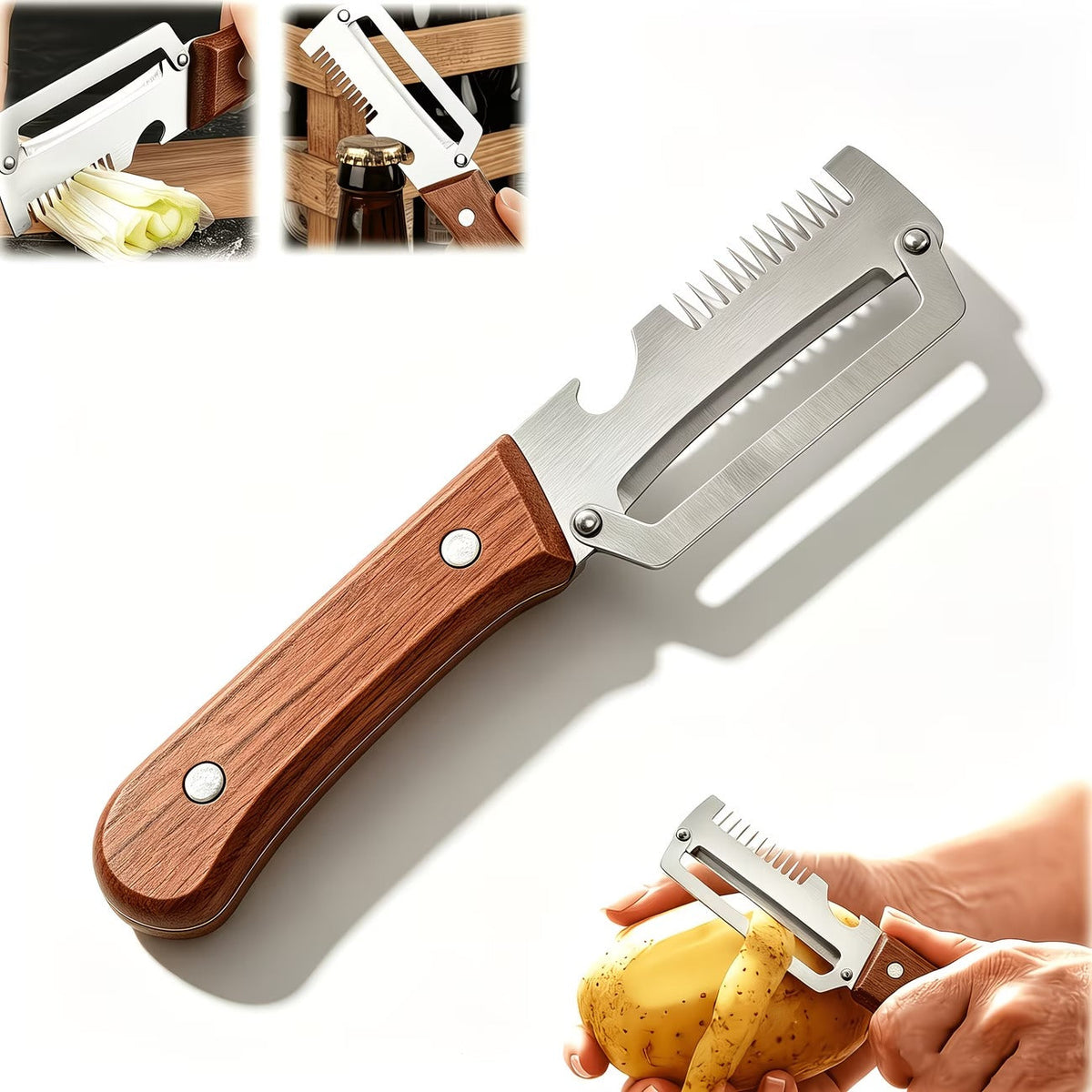 Multifunctional Vegetable Peeler.