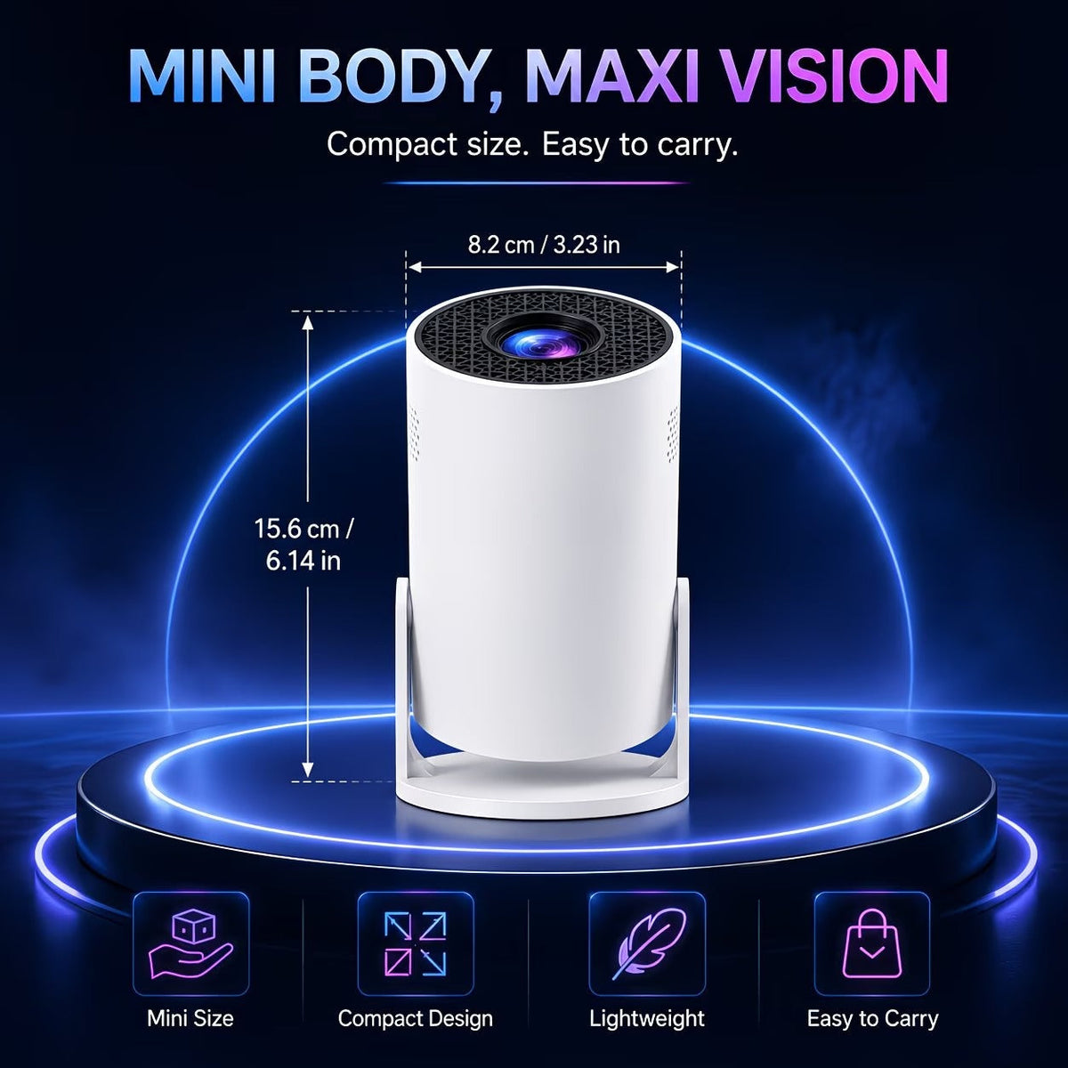 Mini Round Projector