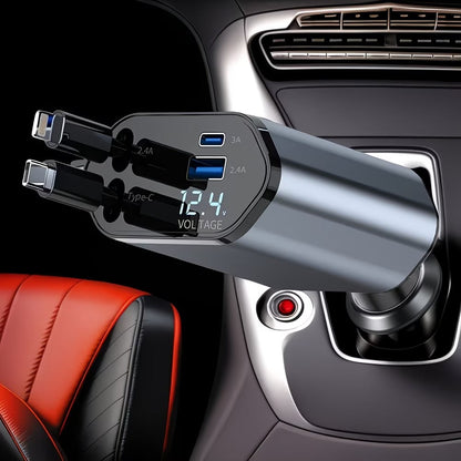 4 in 1 Retractable Charger