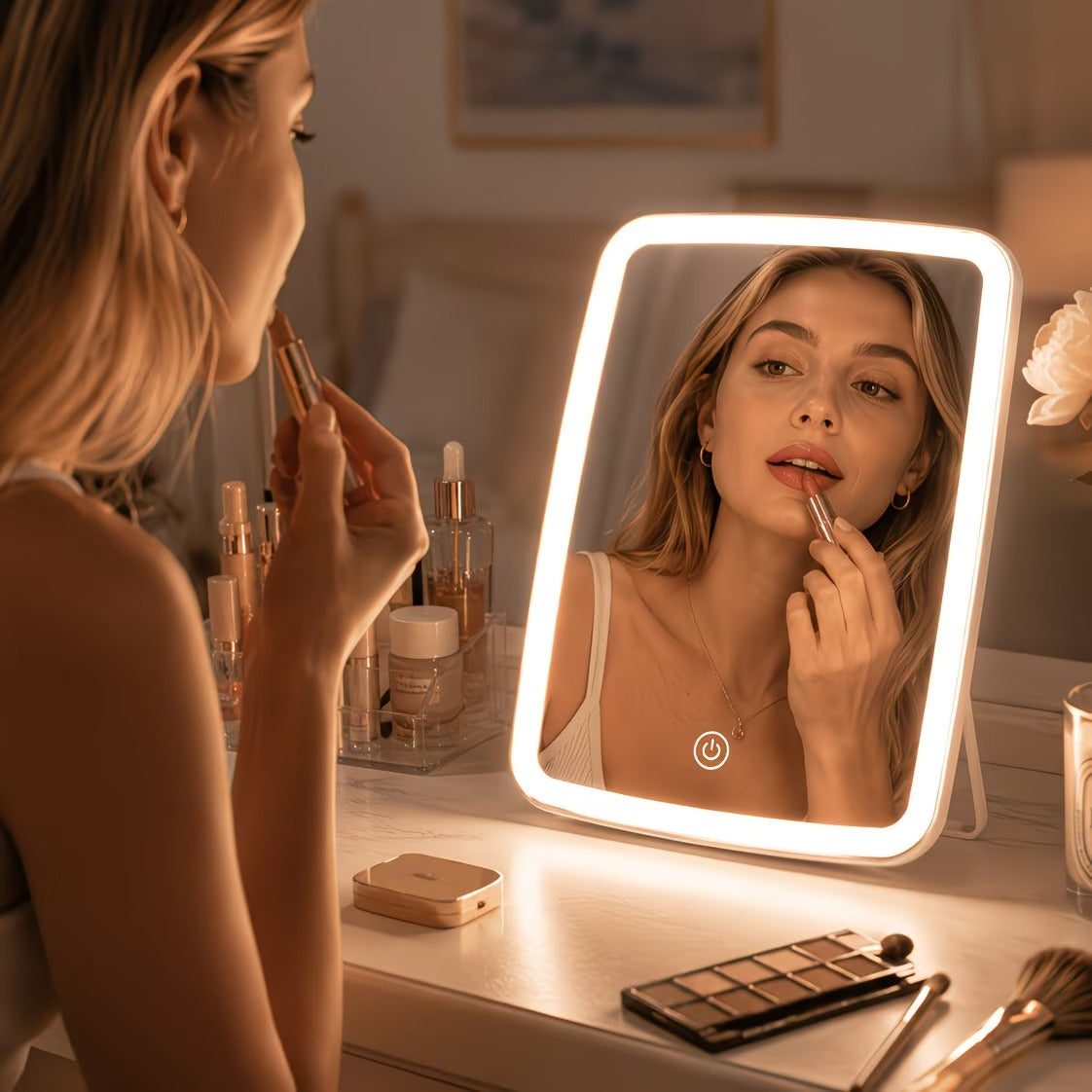 Touch Screen Makeup Mirror