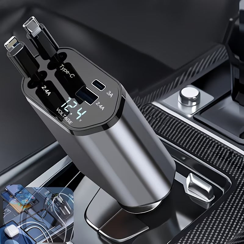 4 in 1 Retractable Charger
