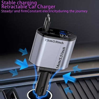 4 in 1 Retractable Charger