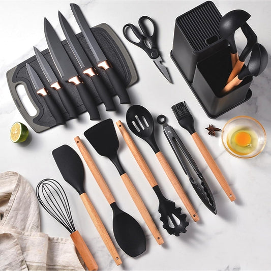 KITCHEN UTENSILS 19 PC