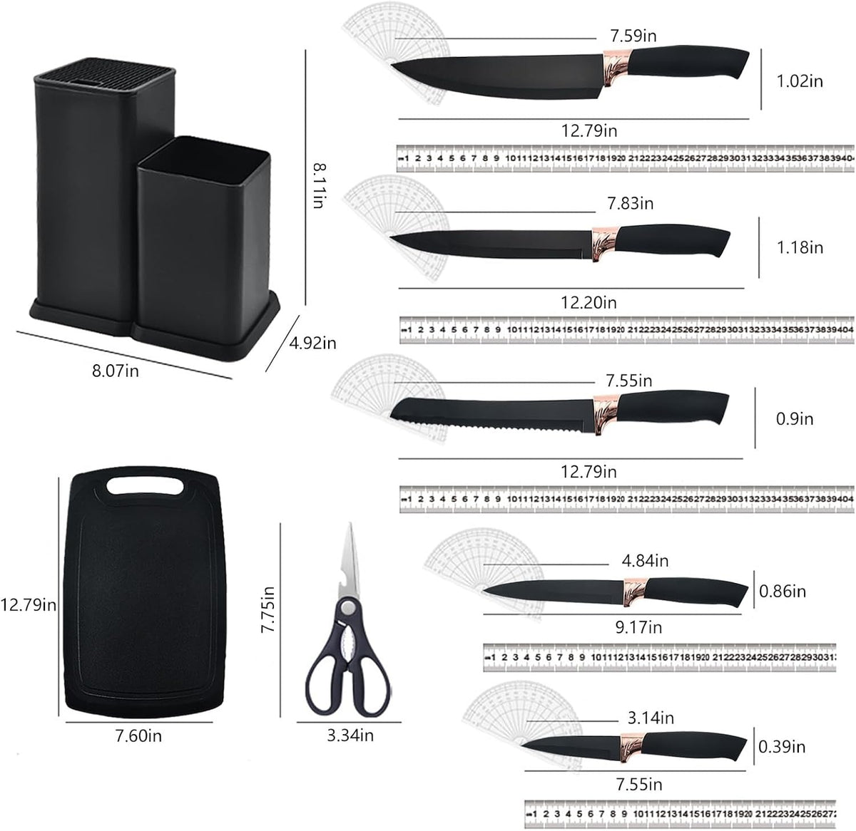 KITCHEN UTENSILS 19 PC