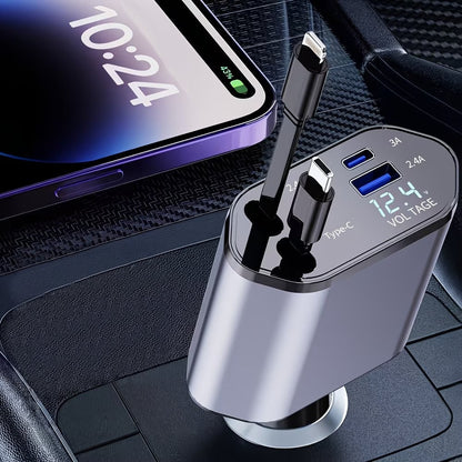 4 in 1 Retractable Charger