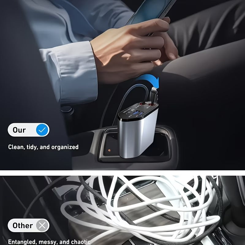 4 in 1 Retractable Charger