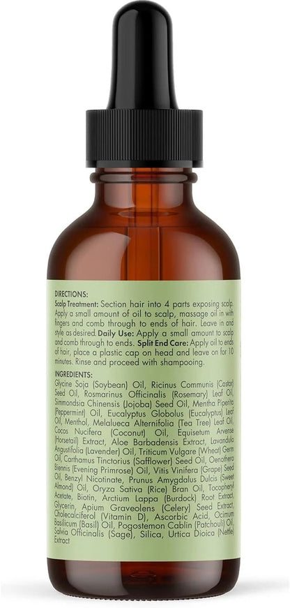 Rosemary Mint Scalp ,Hair Strengthening Oil